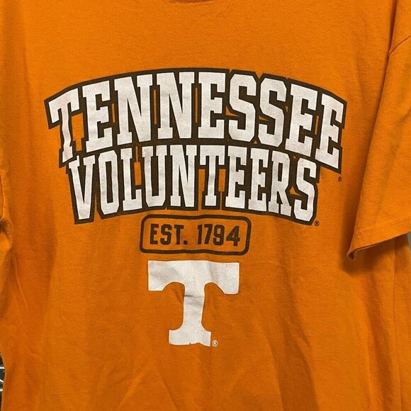 Tennessee Volunteers T-Shirt XL Child Orange Cotton Crewneck Sports Fan Apparel - Picture 2 of 4